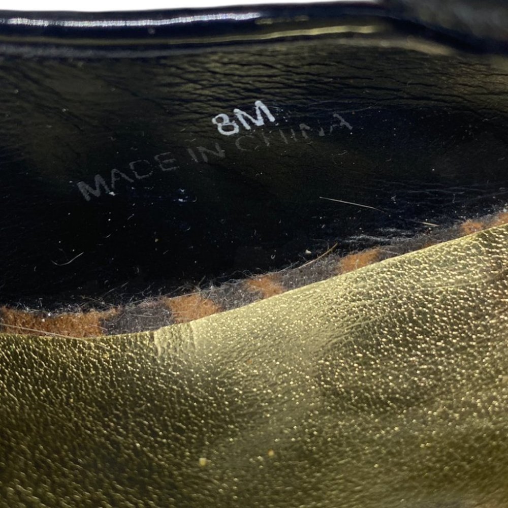 Beverly Feldman Leopard Play Along Heels Size 8M - Picture 9 of 12